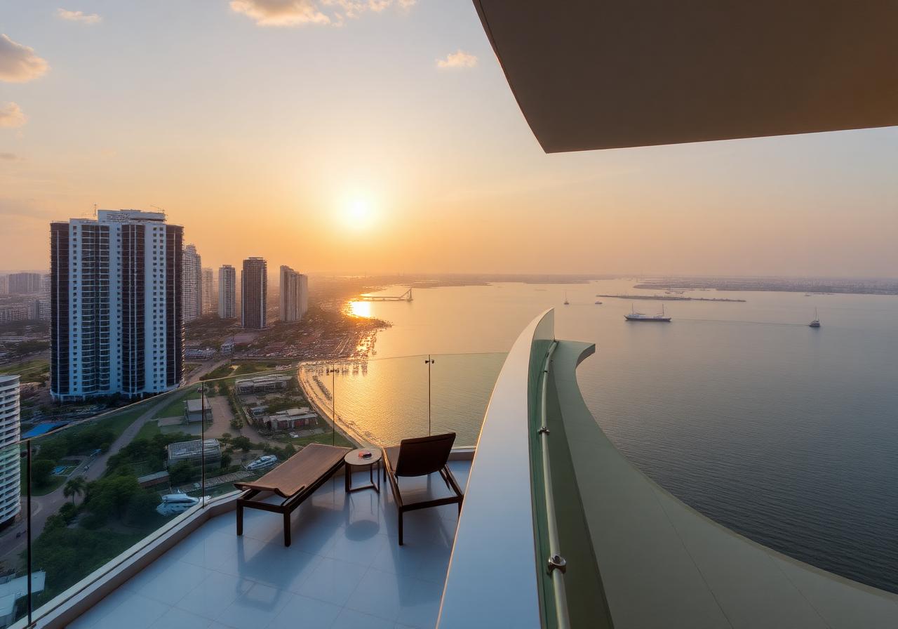 Penthouse com vista para a Marginal